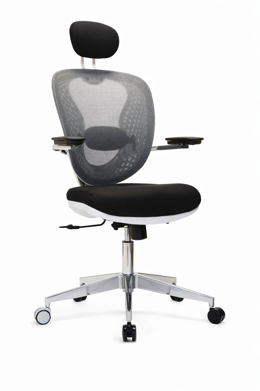 Silla gerencial VERTEBRA con respaldo anatómico de malla, apoyo lumbar y cervical – TDB Archivos Activos