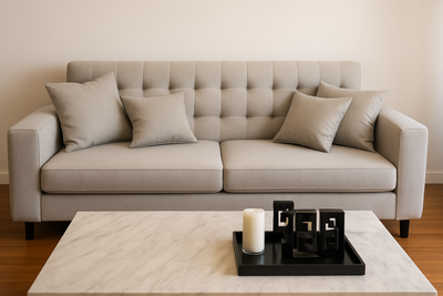 sillón Alora, disponible en dos o tres cuerpos, es la combinación perfecta de simplicidad, comodidad y diseño atemporal.