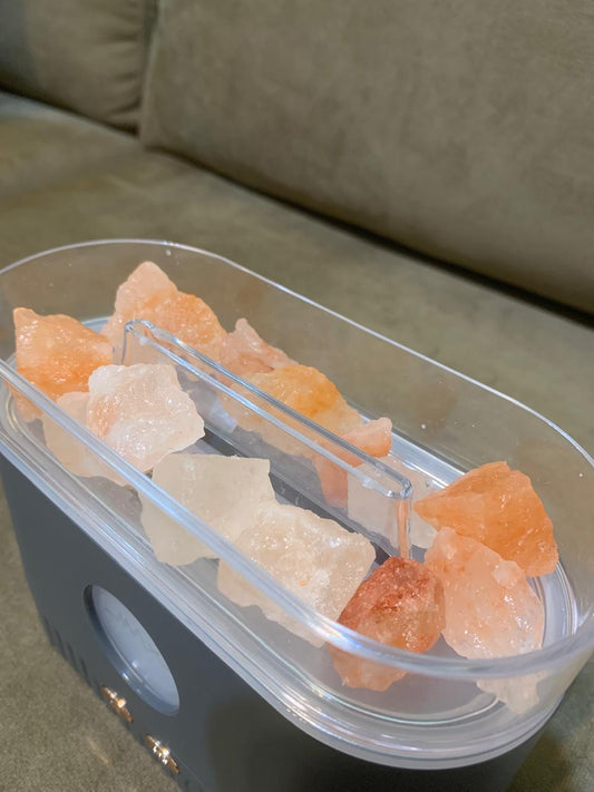 Humidificador con lámpara De Sal simil fuego - 6 cuotas sin interés - CYBERMONDAY