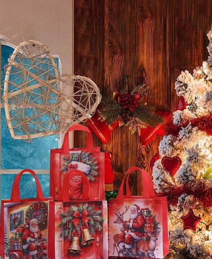 COLECCIÓN 2025 - Bolsita navideña roja - 3 cuotas sin interés