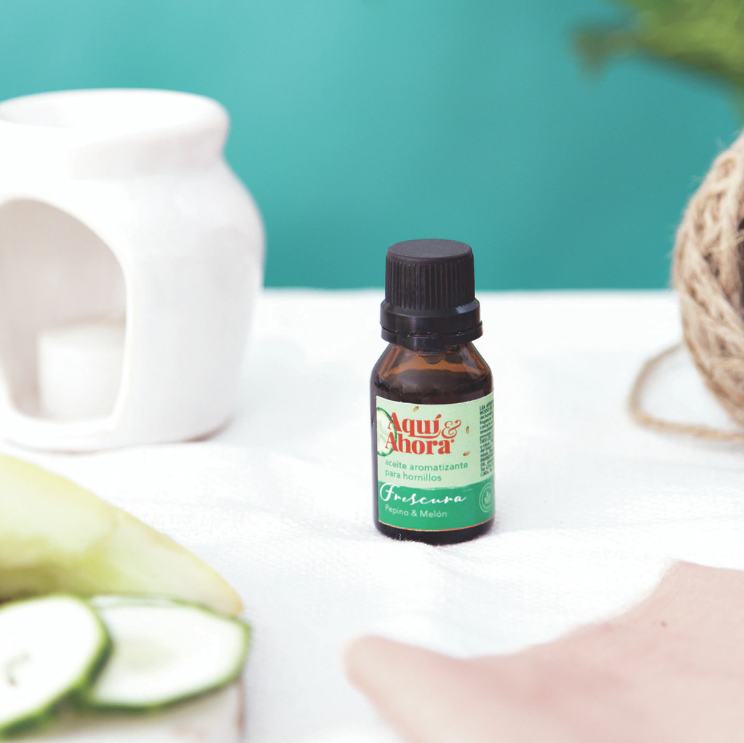Aceite Aromático de Pepino & Melón Frescura | Aquí y Ahora