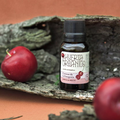 Aceites Aromáticos Cerezas de la Patagonia Huerta Orgánica | Aquí y Ahora