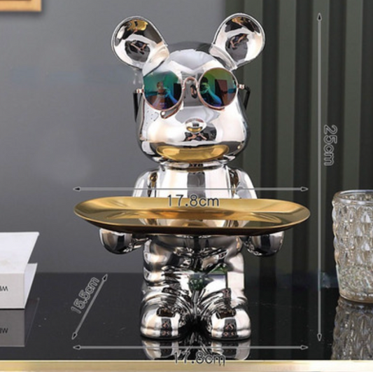 Bandeja Decorativa Platinum Bear Edition Cool Style