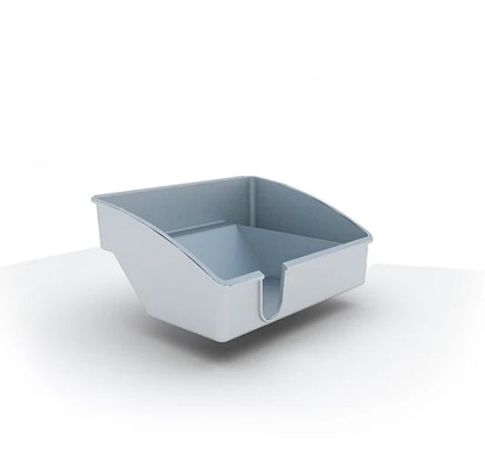 Bandeja porta papeles de Archivos Activos gris, para colgar en pantallas divisorias