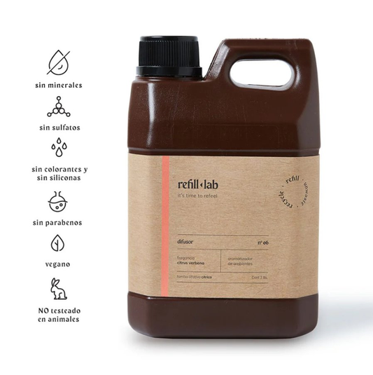 Difusor Refill Lab bidón 2 litros - Fragancia para el hogar y textiles en Palermo
