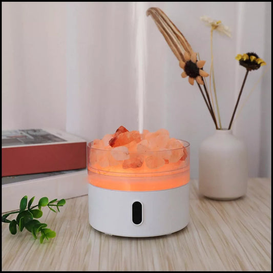 Humidificador con lámpara De Sal - 6 cuotas sin interés - CYBERMONDAY