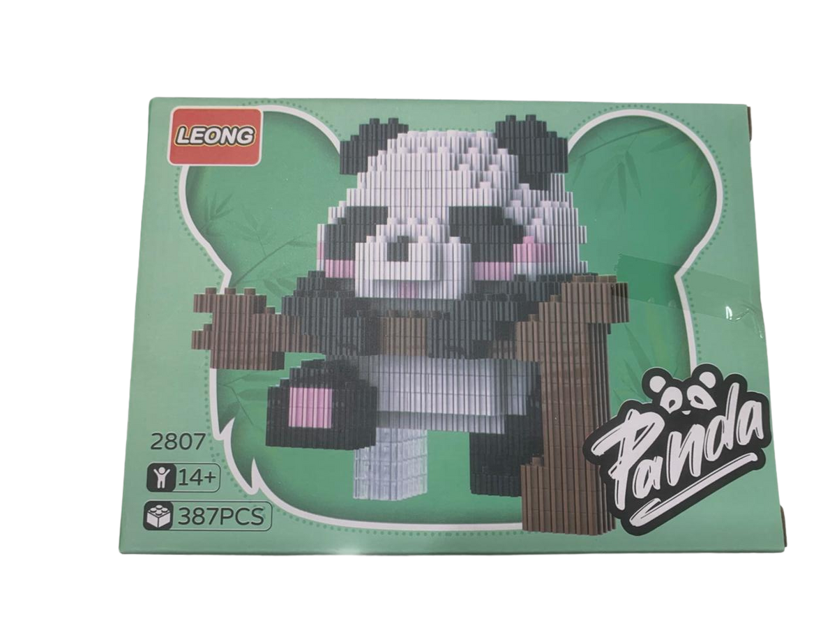 Panda Family kit DIY - modelo terminado de panda decorativo en miniatura