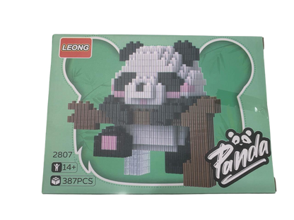Panda Family kit DIY - modelo terminado de panda decorativo en miniatura
