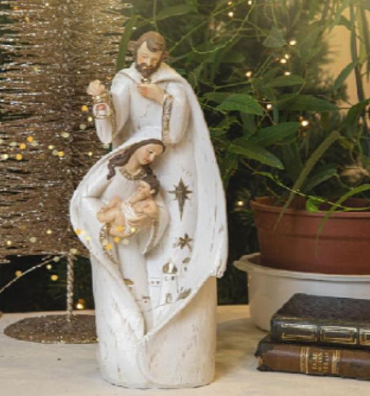 Pesebre Sagrada Familia – Figura navideña artesanal decorativa | Tienda de Banquitos