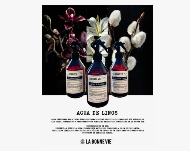 Repuesto agua de lino La Bonne Vie 500 ml – variantes de fragancia disponibles