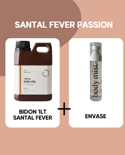 Santal Fever Passion Body Mist Refill Lab fragancia personal vista frontal | Tienda de Banquitos