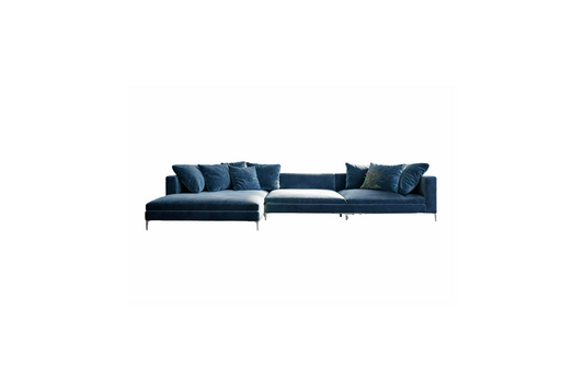 Sillón esquinero Florence, sofá en L con chaise longue fabricado a medida – Tienda de Banquitos