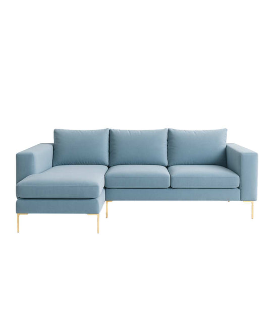 Sillón esquinero Magnolia, sofá en L con chaise longue fabricado a medida – Tienda de Banquitos