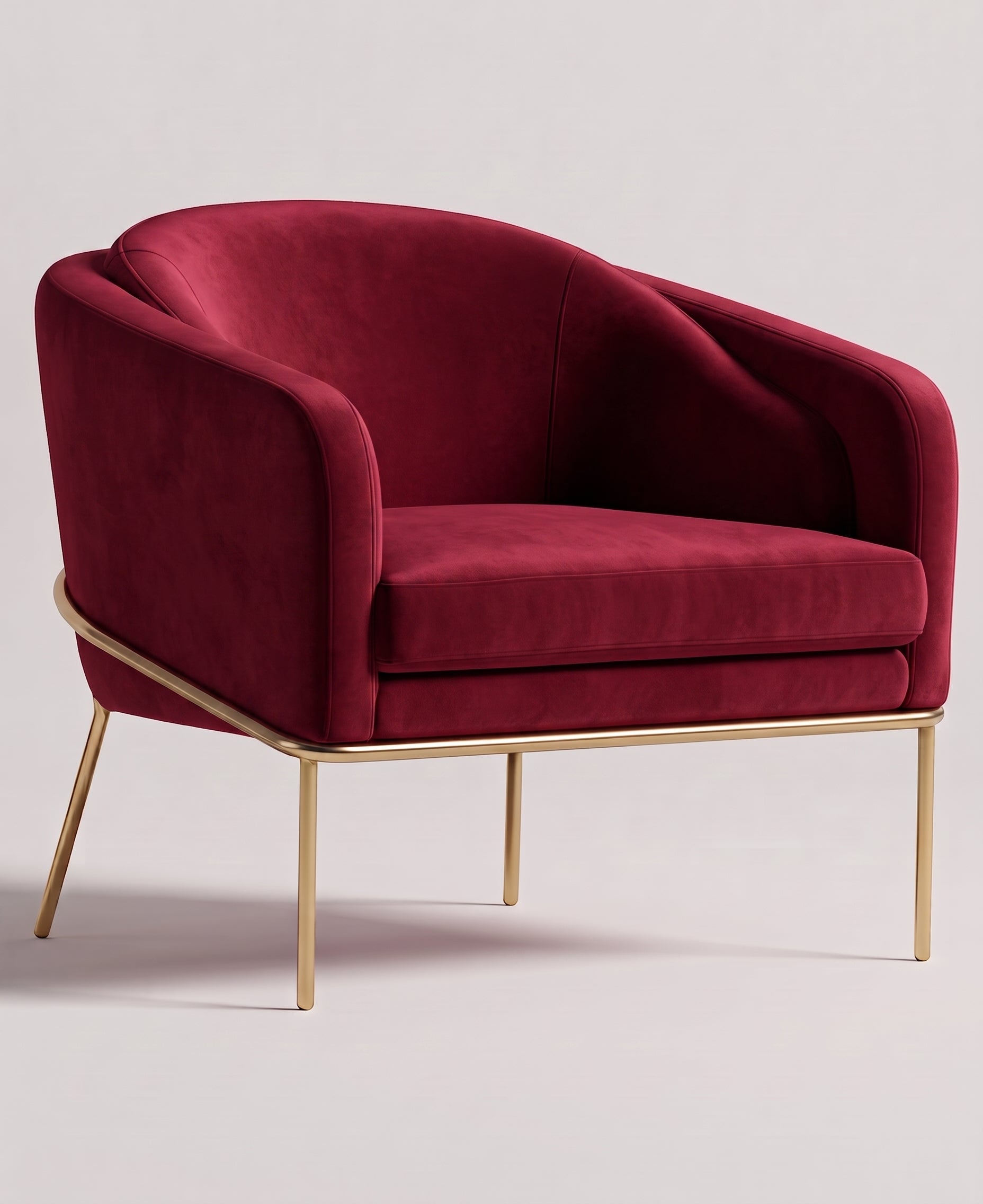 Sillón de un cuerpo Love is Blind color Bordo — Tienda de Banquitos