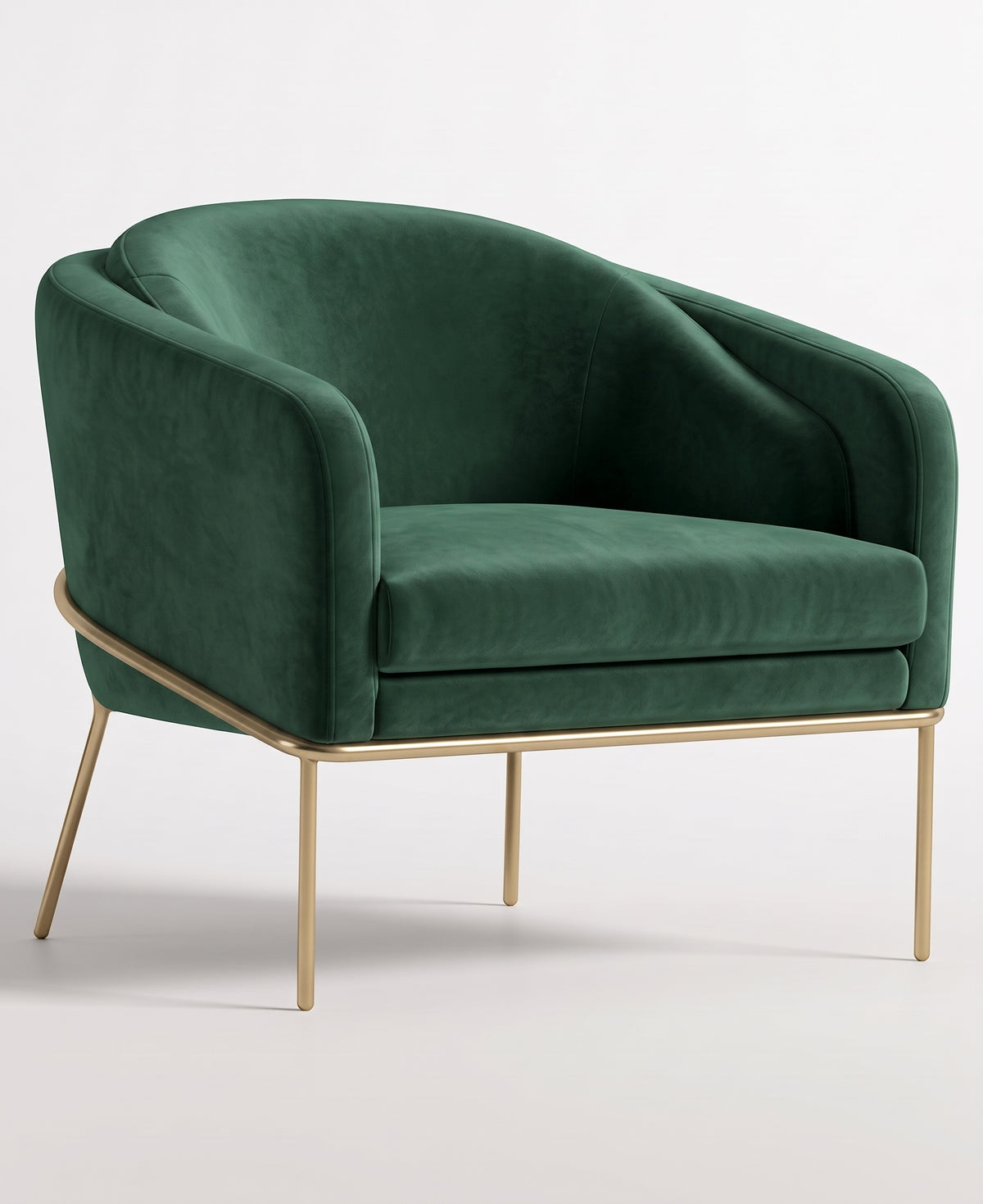 Sillón de un cuerpo Love is Blind color Verde inglés — Tienda de Banquitos