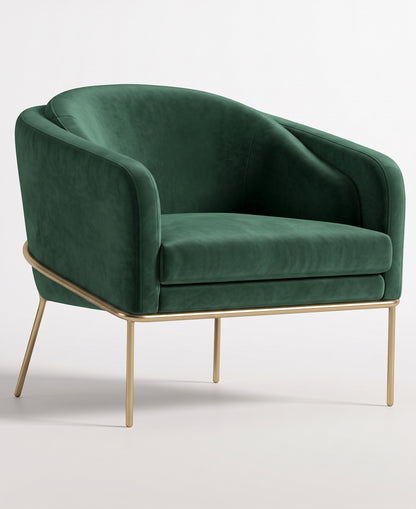 Sillón de un cuerpo Love is Blind color Verde inglés — Tienda de Banquitos