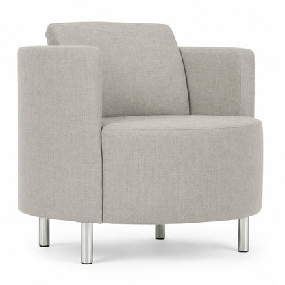 Sillón modular Dominó en gris claro (imagen ilustrativa de color)