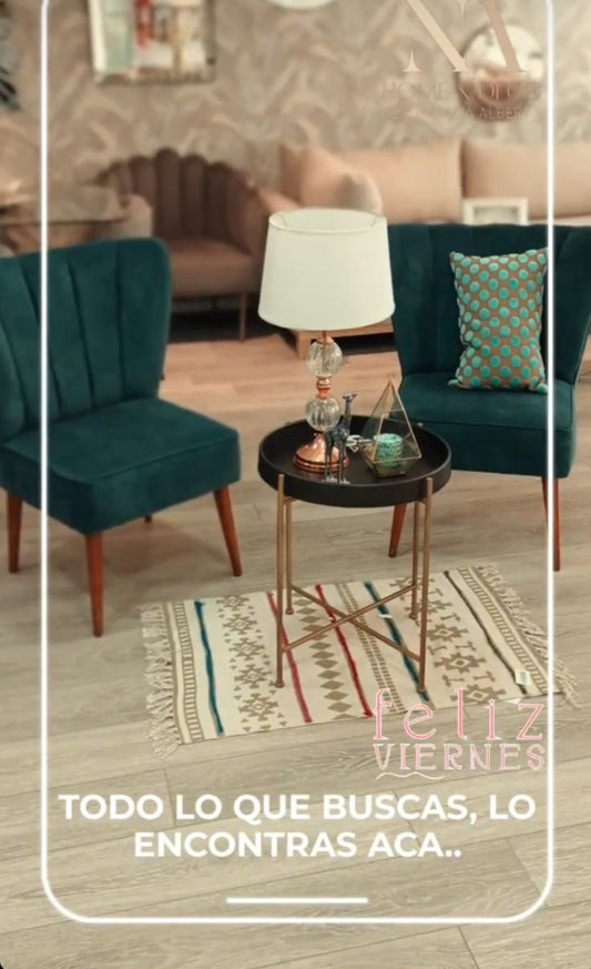 Dos Sillones Matero Alpes en verde azulado con patas de madera, en el local Home & Deco by Natalia Albert, Formosa