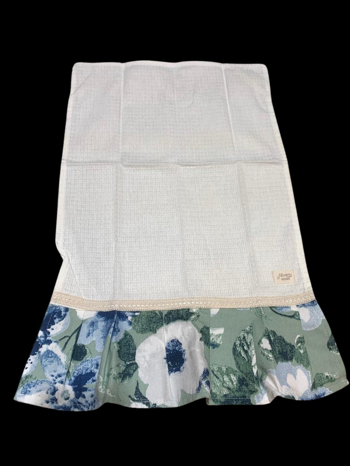 Pack repasadores decorativos x2 diseño floral vintage – cocina premium