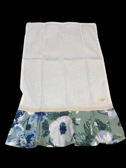 Pack repasadores decorativos x2 diseño floral vintage – cocina premium