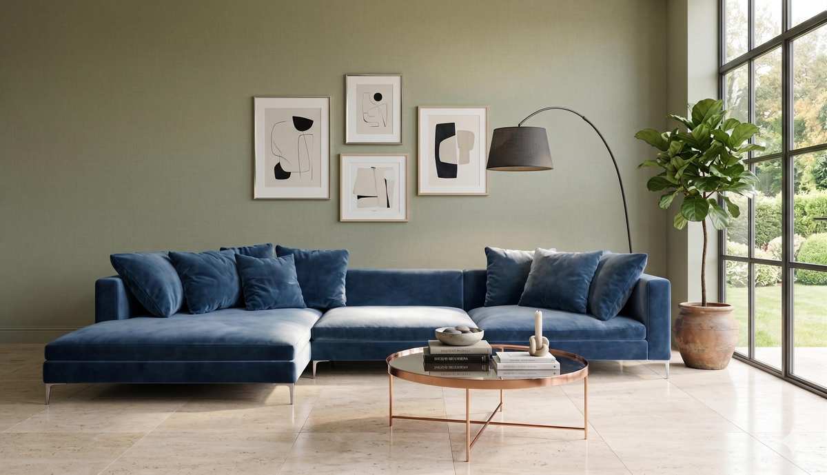 Sillón esquinero Florence – sofá rinconero moderno tapizado a medida | Tienda de Banquitos