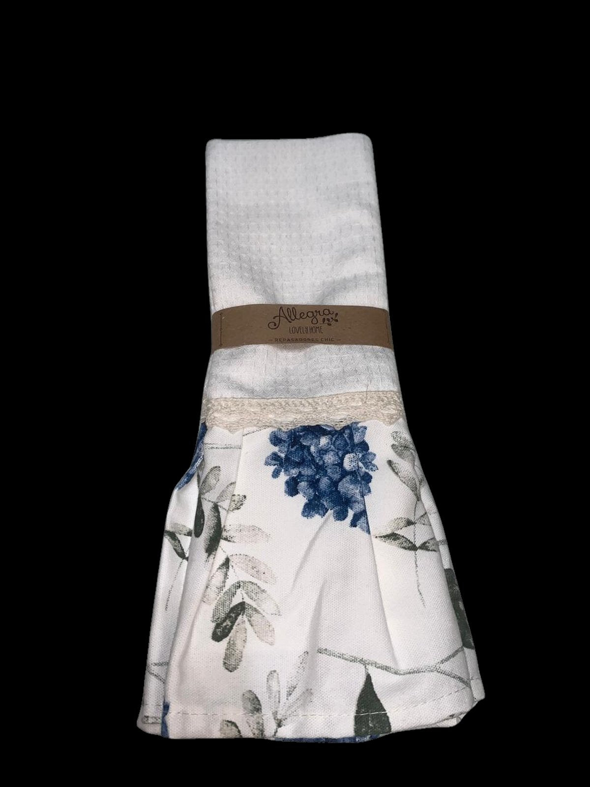 Repasadores de tela floral vintage x2 – decoración original para el hogar