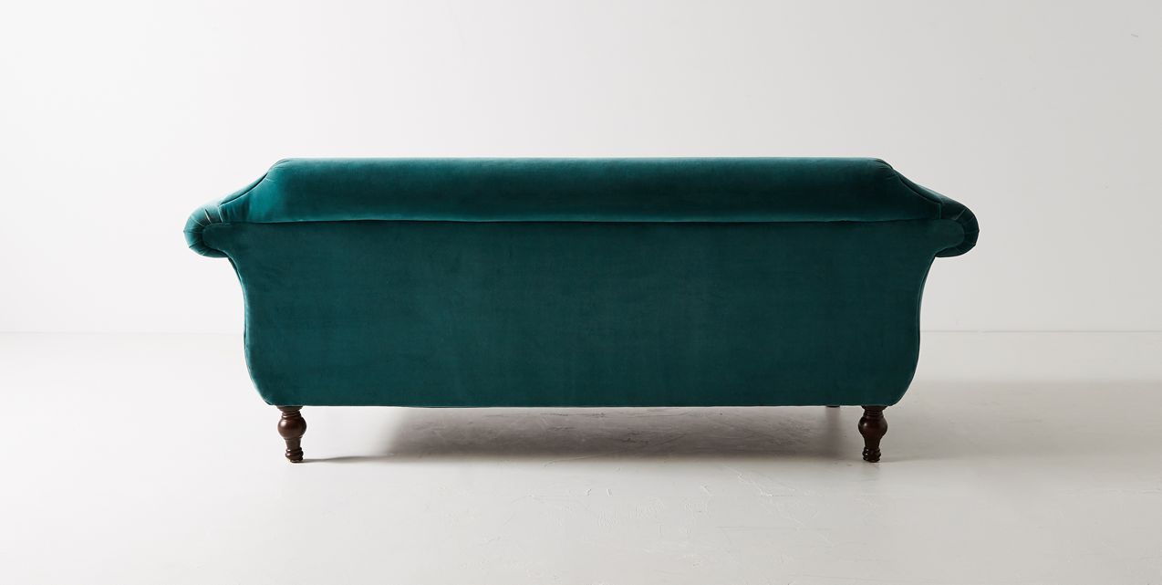 sillon de dos cuerpos vintage color verde