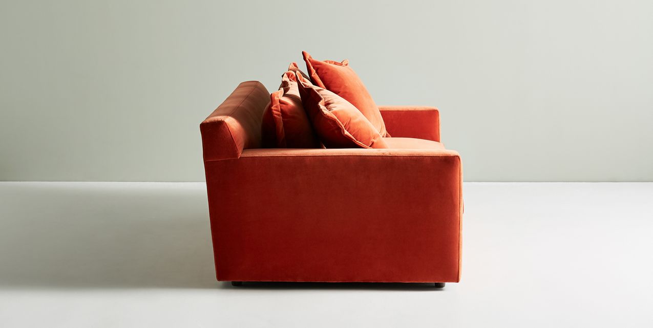Sillon de dos cuerpos rojo