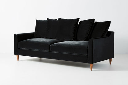 Sillón de dos cuerpos moderno color negro