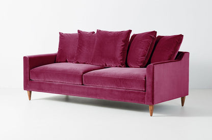 Sillón de dos cuerpos moderno color morado