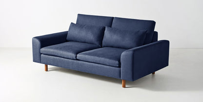Sillón de dos cuerpos moderno color azul