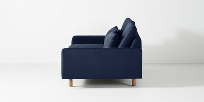 Sillón de dos cuerpos moderno color azul