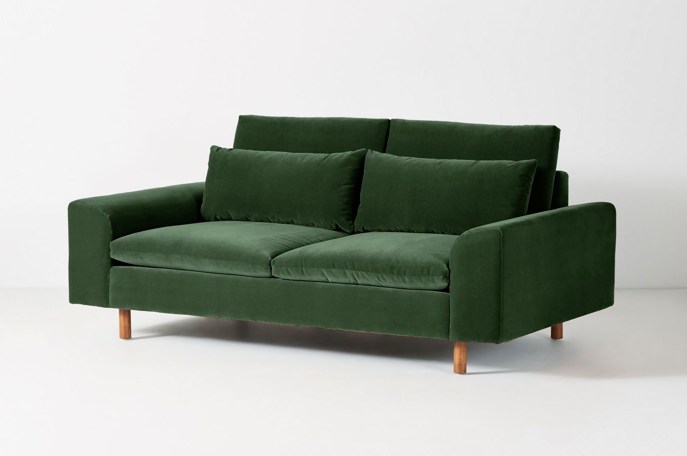 Sillón de dos cuerpos moderno color verde