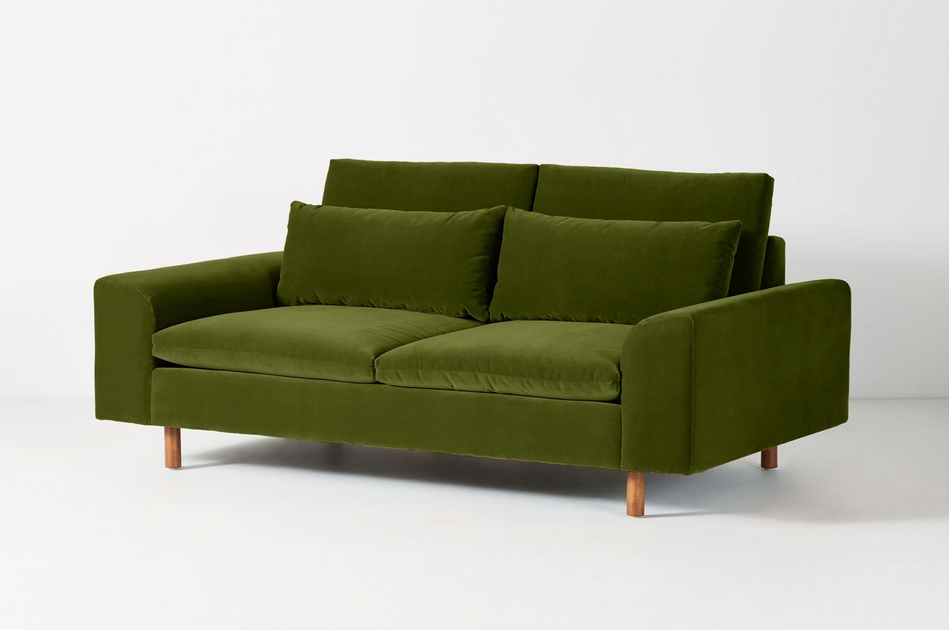 Sillón de dos cuerpos moderno color verde