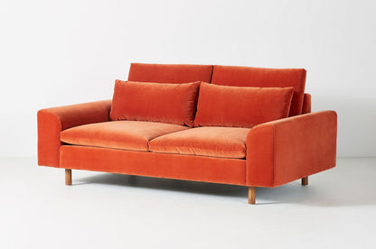 Sillon de dos cuerpos mirror color rojo