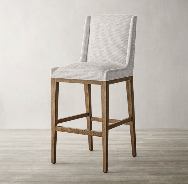 Banqueta dolfina gris perla