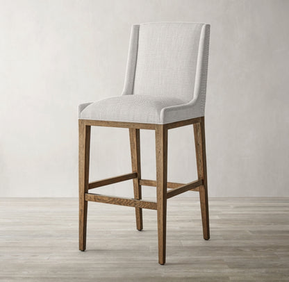 Banqueta dolfina gris perla