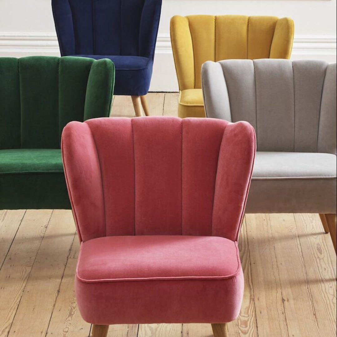 sillones materos con franjas verticales en el respaldo, en todos los colores disponibles! 