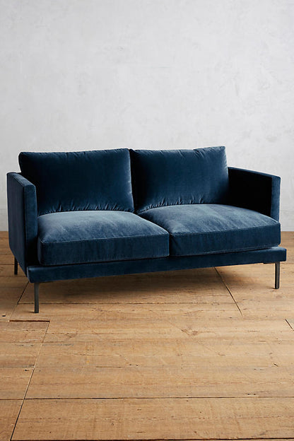 Sillon de dos cuerpos azul
