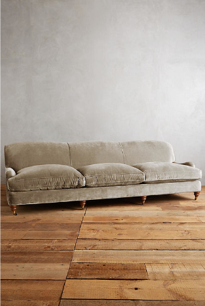 Sillón de tres cuerpos estilo vintage color crema 