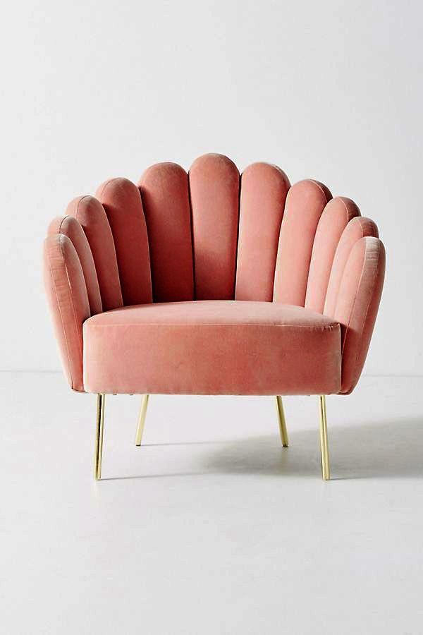 Sillón de un cuerpo modelo Angie en color naranja, diseño moderno sin apoyabrazos, fabricado a medida por Tienda de Banquitos