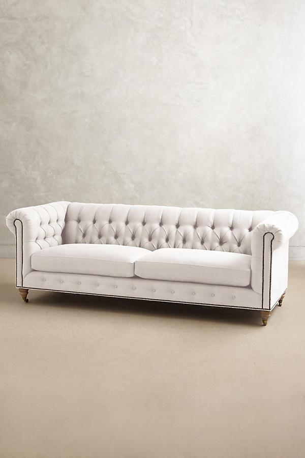 Sofá Chesterfield 2 o 3 cuerpos color blanco, vista 2 - Tienda de Banquitos