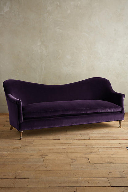 Sillon de tres cuerpos violeta