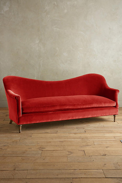 Sillon de tres cuerpos rojo