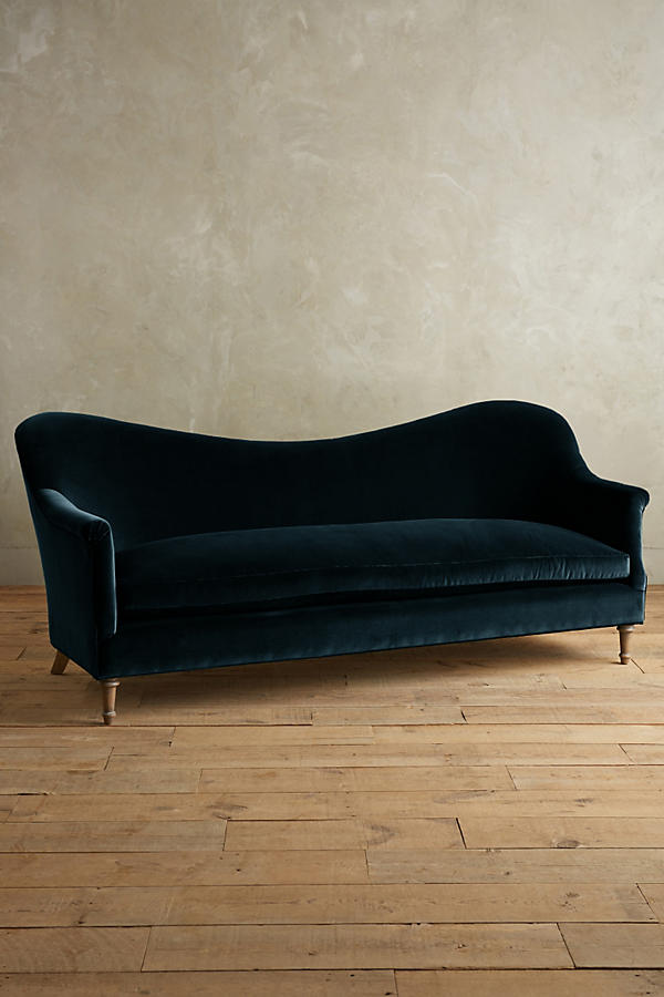 Sillon de tres cuerpos azul