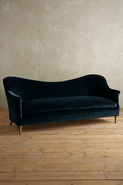 Sillon de tres cuerpos azul