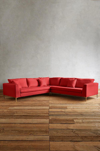 Sillon esquinero rojo