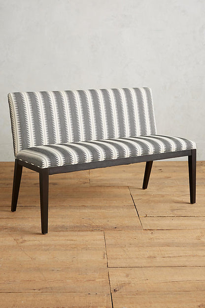 Sillon de dos cuerpos rayado