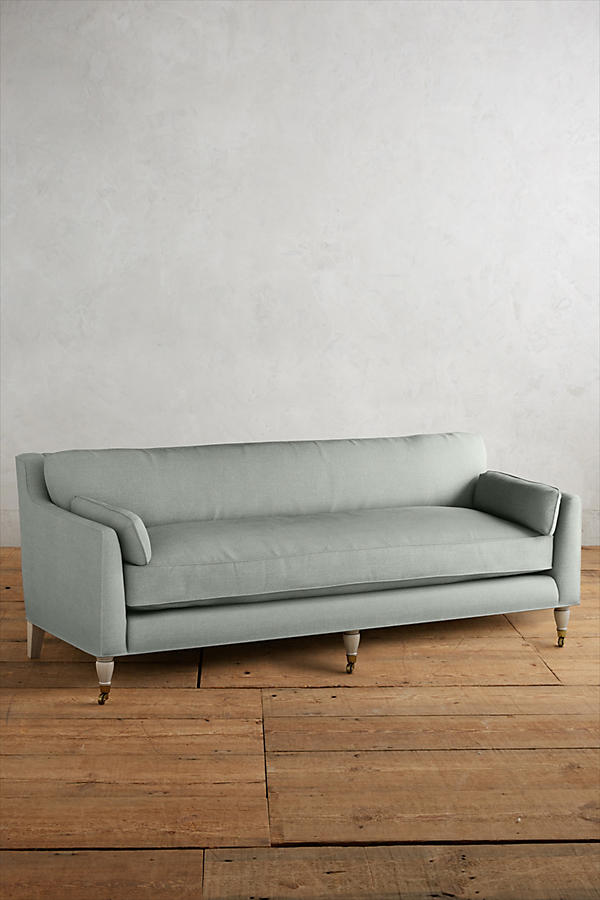 Sillón de dos cuerpos estilo moderno color gris 