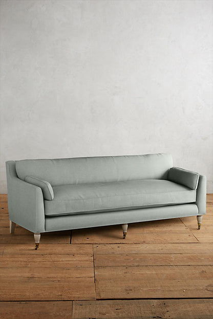 Sillón de dos cuerpos estilo moderno color gris 